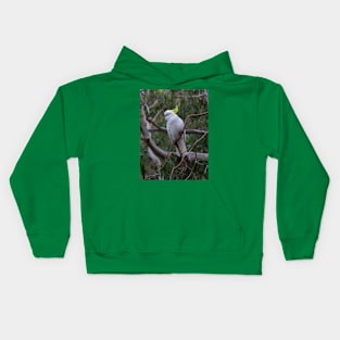 Cockatoo in the Treetops of Australia Kids Hoodie